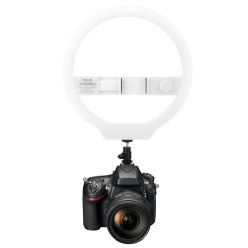 Осветитель кольцевой YongNuo YN-128 II (3200-5500K) Белый