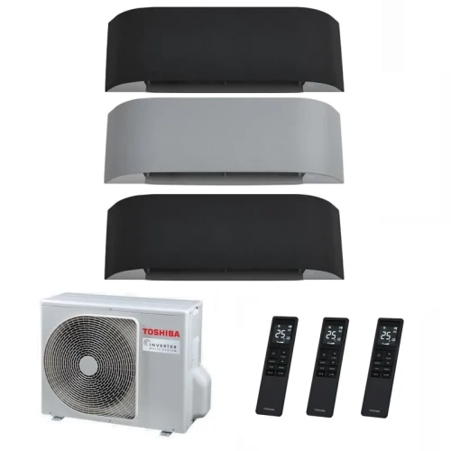 Мульти сплит система на 3 комнаты Toshiba RAS-3M18U2AVG-E / RAS-B10N4KVRG-E - 3 шт.