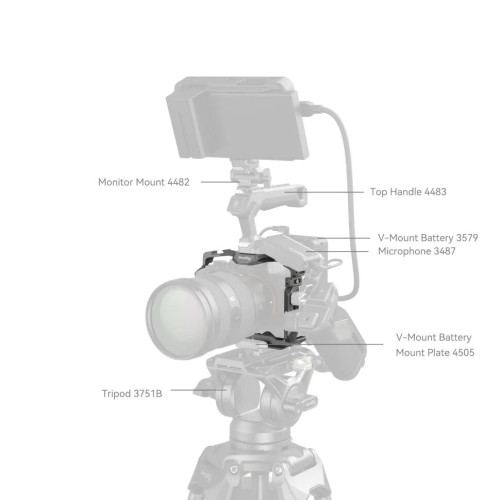 Клетка SmallRig 4481 HawkLock QR для Sony A7RV/А7IV/A7SIII/A1/A7RIV