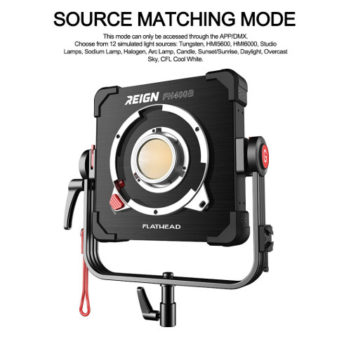 Осветитель GVM Reign FH400B Flathead