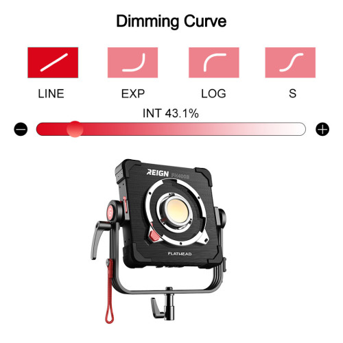 Осветитель GVM Reign FH400B Flathead