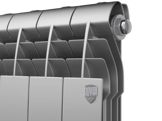 Радиатор алюминиевый Royal Thermo Biliner Alum 500 Silver Satin - 4 секц. Biliner Alum