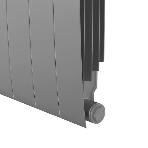 Радиатор биметаллический Royal Thermo BiLiner 500 Silver Satin VR80 - 10 секц. Biliner 500 VR80