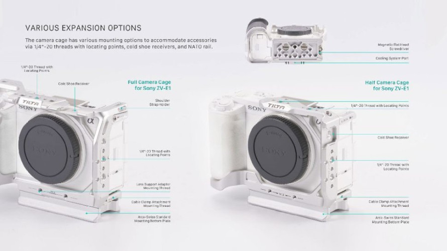 Клетка Tilta Full Cage Lightweight Kit для Sony ZV-E1 Чёрная
