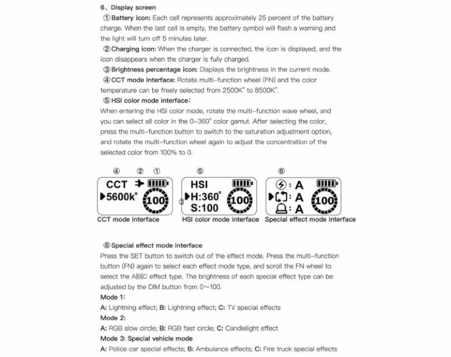 Осветитель Boling P1 Vlogger RGB