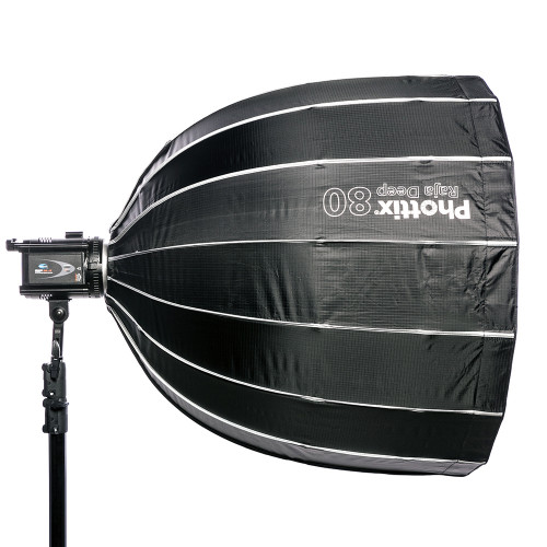 Phottix 82724 Raja Deep 80 быстрораскладной глубокий софтбокс 80 см