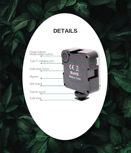 Осветитель DigitalFoto RGB Nano KM-72A