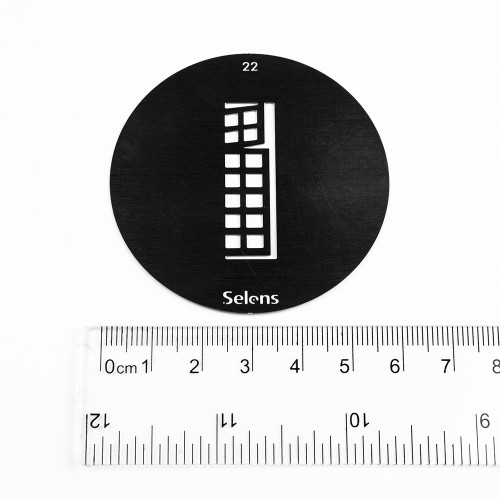 Selens 841712 Gobo-22 маска гобо 22 металлическая 58 мм высокое окно