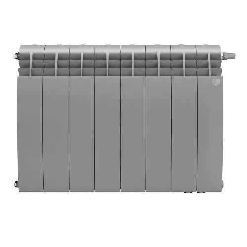 Радиатор биметаллический Royal Thermo BiLiner 500 Silver Satin VR80 - 8 секц. Biliner 500 VR80