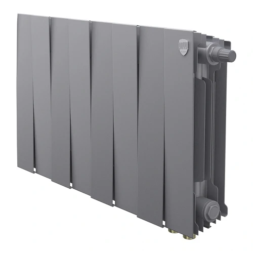 Радиатор биметаллический Royal Thermo PianoForte 300 Silver Satin VDR80 - 8 секц. Pianoforte 300 VDR80