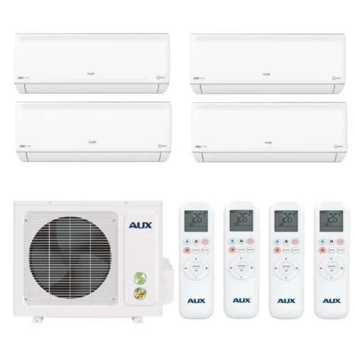 Мульти сплит система на 4 комнаты Aux AM4-H36/4DR2 / AMWM-H09\4R2(J) - 4шт. Комплект AUX
