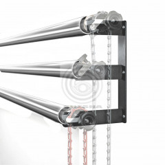 Крепление для 3-х фонов на стену SHESHA 2,7 метра 