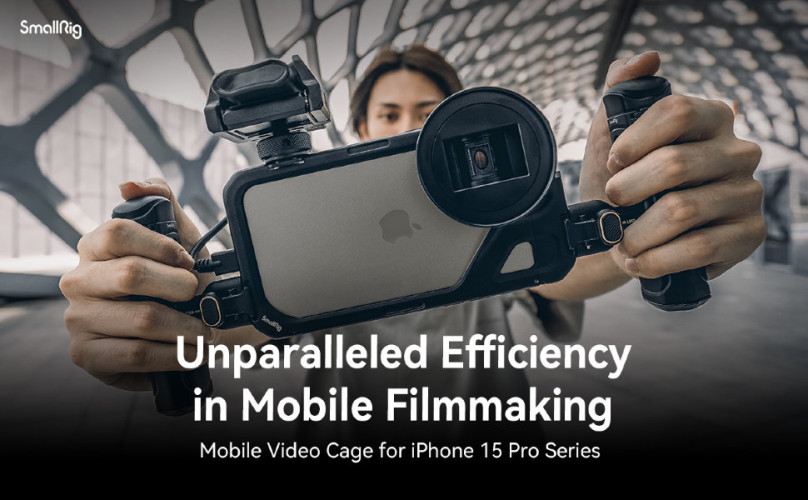 Клетка SmallRig 4392 Video Kit (Dual Handheld) для iPhone 15 Pro Max