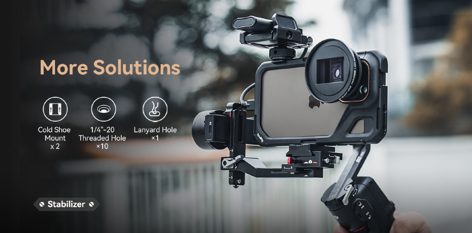 Клетка SmallRig 4392 Video Kit (Dual Handheld) для iPhone 15 Pro Max