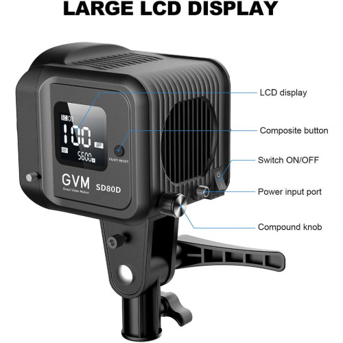 Осветитель GVM SD80D