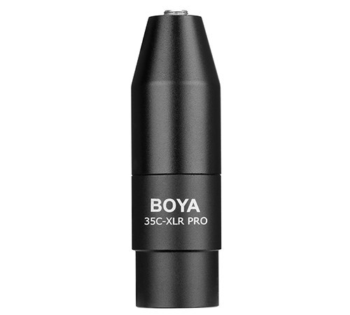 Boya 35C-XLR PRO Конвертер Mini-Jack в XLR с преобразователем мощности