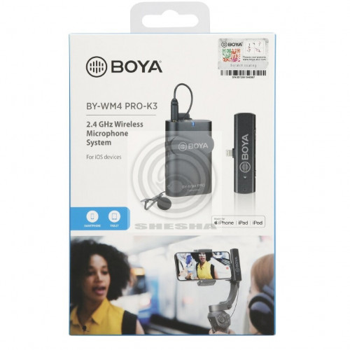 Boya BY-WM4 PRO-K3 Беспроводной микрофон для устройств Apple