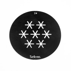 Selens 841714 Gobo-24 маска гобо 24 металлическая 58 мм снежинки