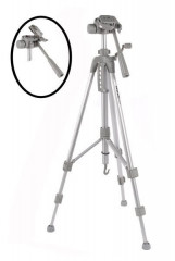 Grifon Штатив WT-3720 (H=560-1450мм, груз-3кг) цвет-серебро