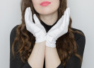 Fotokvant GLOVES-01 перчатки для чистой работы белые размер L