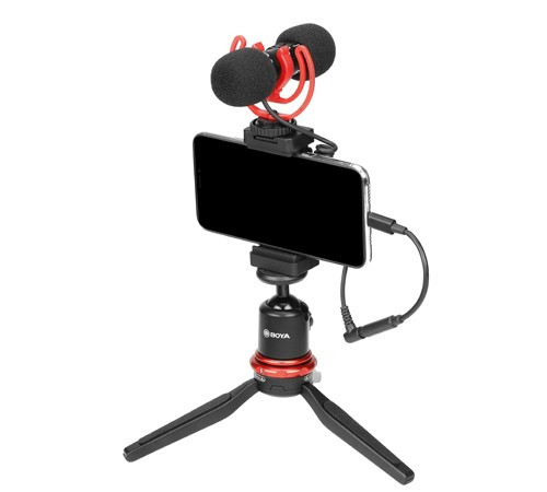Boya BY-MM1 PRO Двухкапсюльный конденсаторный микрофон-«пушка»