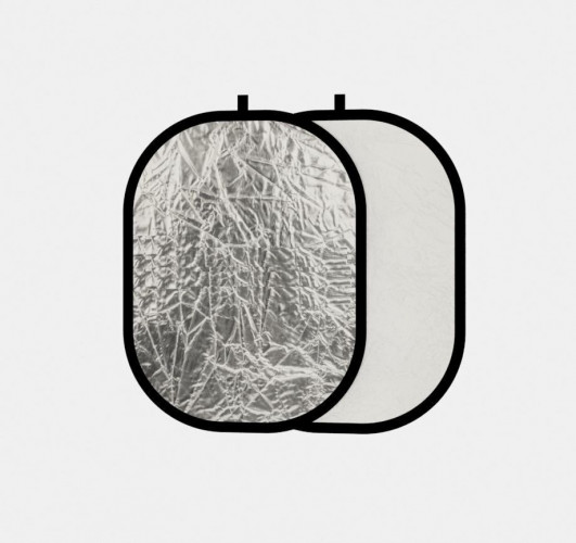 Grifon Отражатель R-0912 SW (92x120см) серебряный/белый