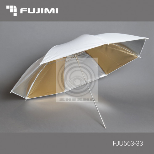 Fujimi FJU563-33 Зонт студийный комбинированный Серебро-Золото (84 см)