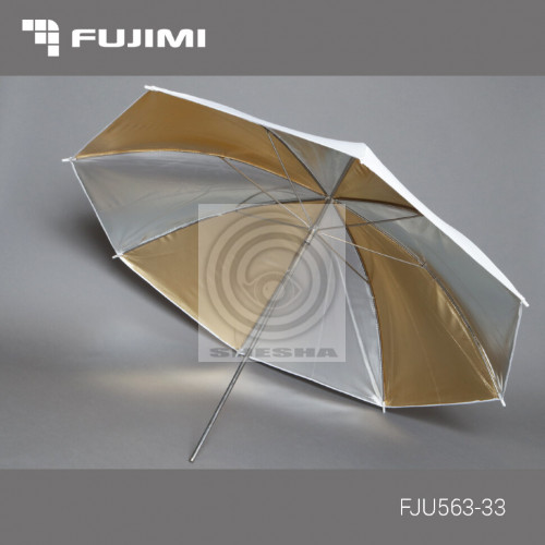 Fujimi FJU563-33 Зонт студийный комбинированный Серебро-Золото (84 см)