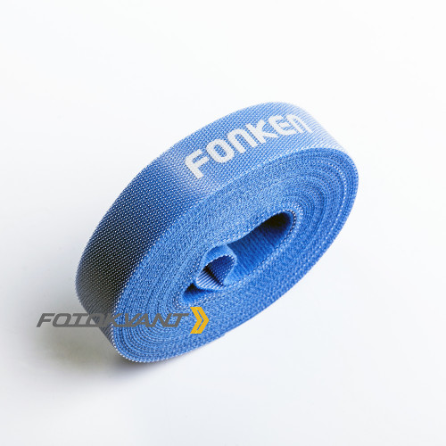 Fotokvant Tape-29B лента-липучка 5 м для организации проводов в студии синяя