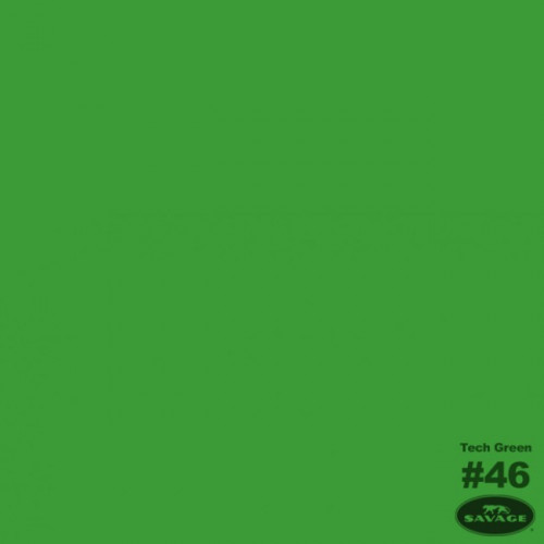 Savage (46-1253) Tech Green фон бумажный 1,35x11 м зеленый хромакей