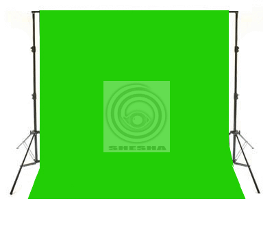 Зеленый ХРОМАКЕЙ фон тканевый SHESHA 3х3м