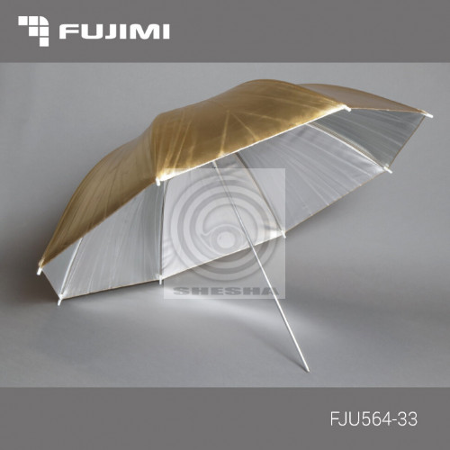 Fujimi FJU564-33 Зонт студийный переключаемый серебро-золото (84 см)