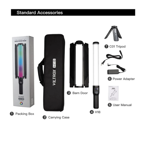 Осветитель Viltrox H18 двухсторонний