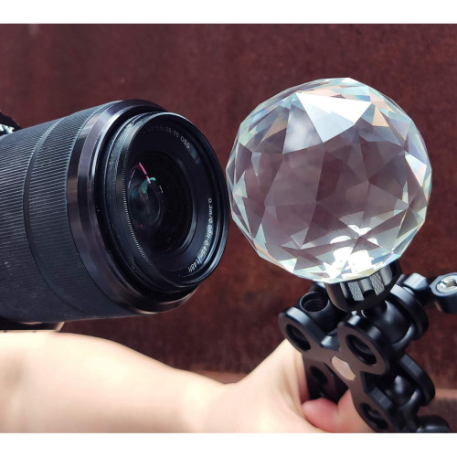 Selens 829092 Coated crystal хрустальный шар 60 мм с гранями и креплением 1/4 дюйма