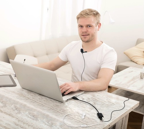 Boya BY-EA2L USB Аудио Адаптер