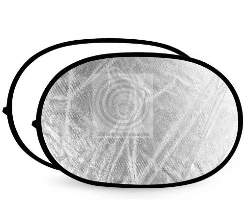 Отражатель FST RD-021 WS 100x150 2 в 1 белый/серебро