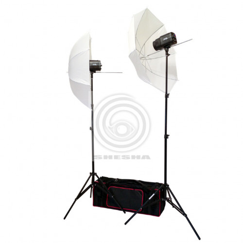 Fujimi FJ SK2150U Готовый набор для фотостудии 300 Дж (моноблок, зонт, стойка)