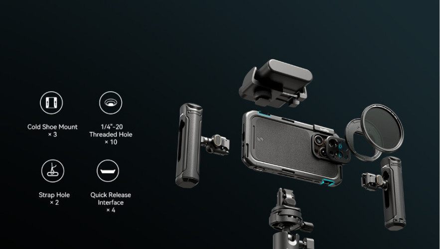 Клетка SmallRig 4828 Flagship Edition для iPhone 16 Pro