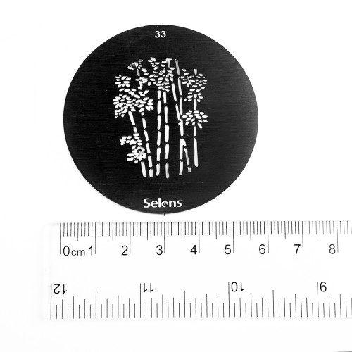 Selens 841723 Gobo-33 маска гобо 33 металлическая 58 мм деревья