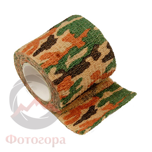 Fotokvant Tape-07 Khaki клейкая лента камуфляжного цвета осенний
