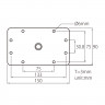 Кронштейн KUPO KS-044 9" BABY WALL PLATE