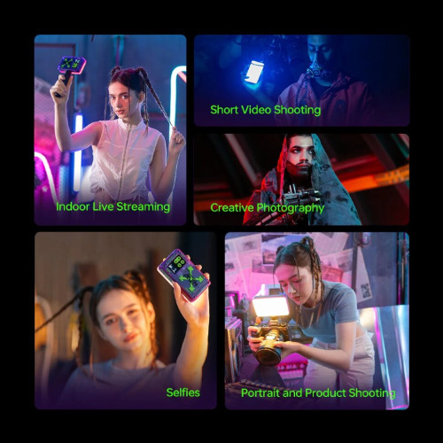 Осветитель Viltrox RB-V12 Фиолетовый